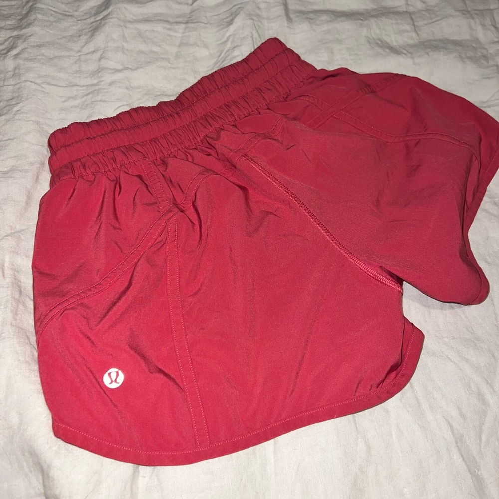 Pink lululemon shorts